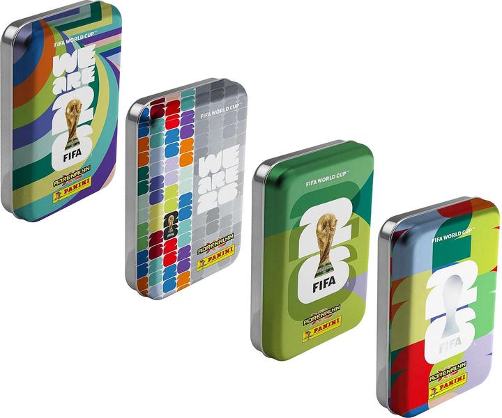 Panini FIFA World Cup 2026 cartes à collectionner présentoir Pocket Tin (4) (Multilingual, Booster Display)