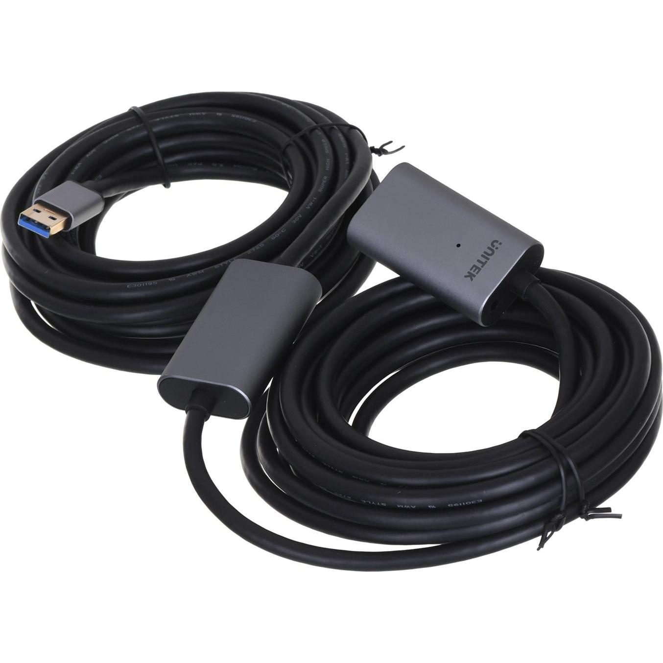 Thumbnail - Unitek Y-3005 USB Kabel USB 3.2 Gen 1 (3.1 Gen 1) USB A (10 m, USB 3.2 Gen 1), USB Kabel