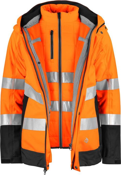 Actual product image Projob Wind and waterproof parka 3-in-1 EN ISO 20471 class 3/2 (M)