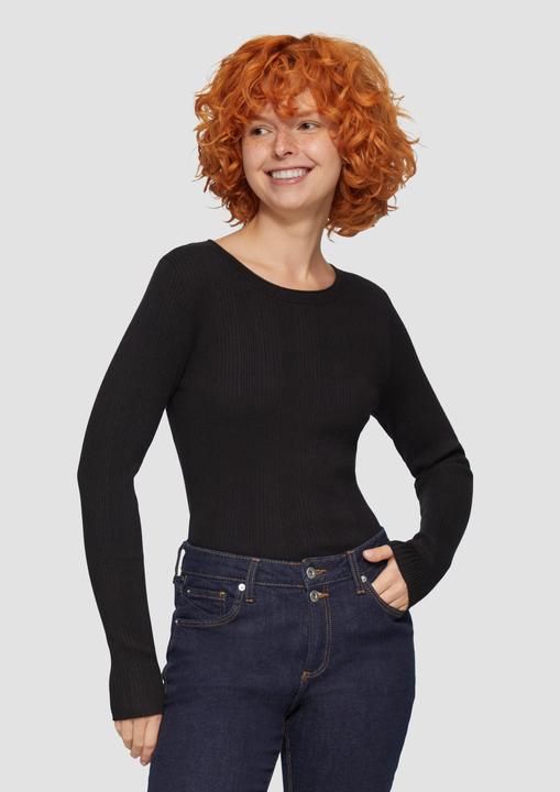 Produktbild S.Oliver Strickpullover Strickpullover aus Viskosemix (XS)