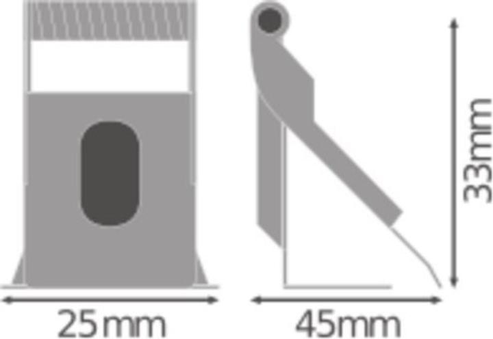 Produktbild Ledvance LED Panel Recessed Mount CLIPS VAL 4x für Gipskarton-Einbau