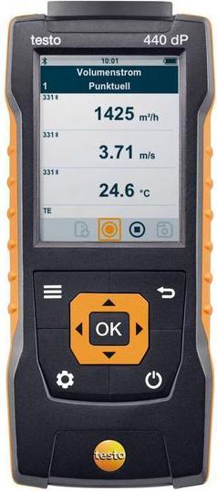 Produktbild Testo 440 Klimamessgerät, bis +1370 (Temperature-TC) °C, +150 (Temperature-NTC) °C