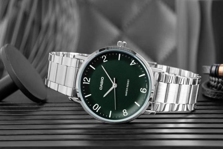 Immagine prodotto Casio Herrenuhr MINIMAL Silberfarben (Ø 40 mm) (40 mm)