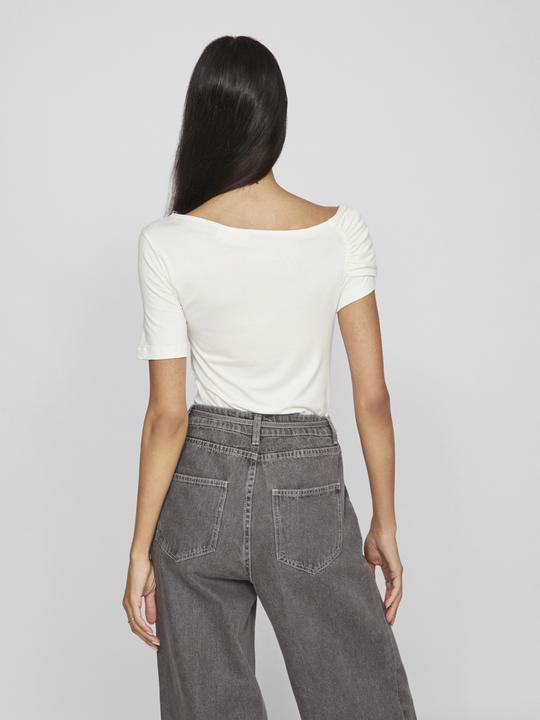 Actual product image Vila Twisted short sleeve top (XS)