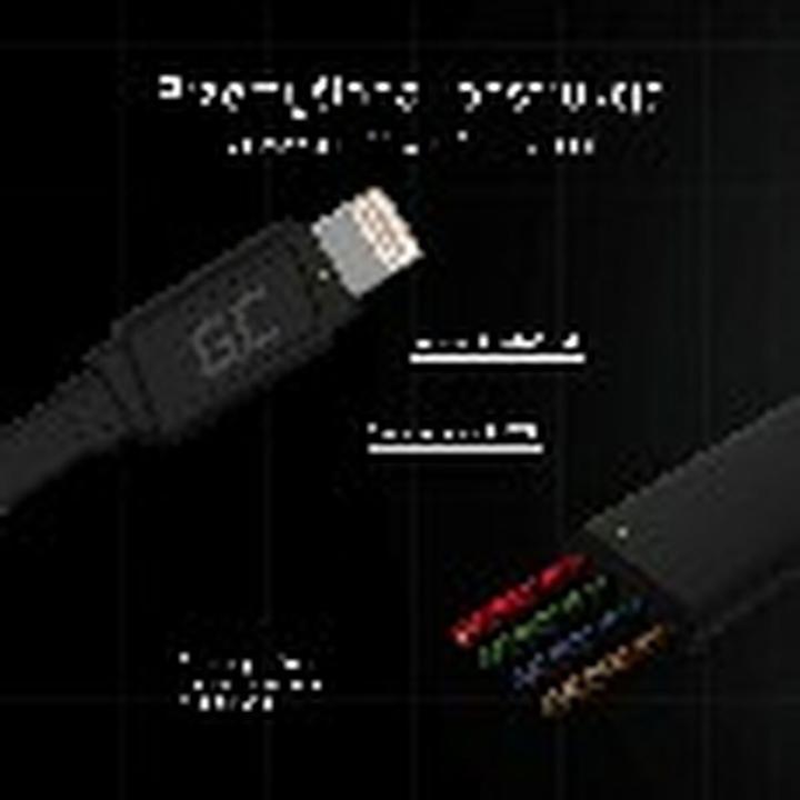 Produktbild GreenCell USB A — Lightning (0.25 m)