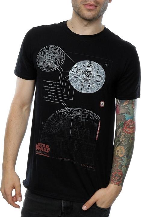 Produktbild Star Wars Death Star Plans TShirt (S)