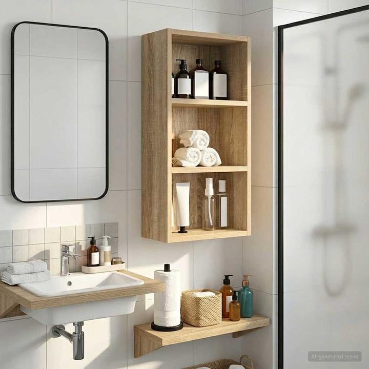 Produktbild vidaXL Badezimmerschrank (30 x 16 x 62.50 cm)