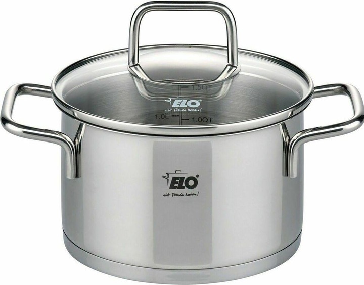 Actual product image ELO Stahlwaren Cookware (16 cm, Pot, Stainless steel)