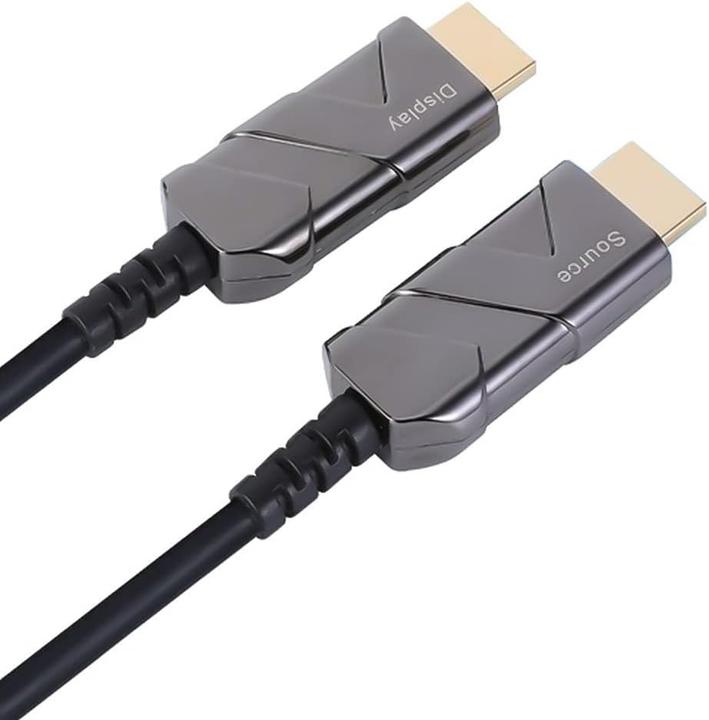 Productafbeelding PremiumCord Ultra High Speed HDMI 2.1 optický fiber kabel 8K@60Hz, zlacené 10m (10 m)
