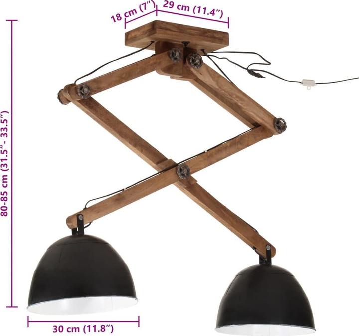 Image du produit vidaXL Deckenleuchte (E27)