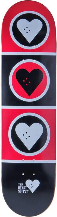 Produktbild Heart Supply Deck Only Squad Skateboard Black 8.375" 2021 (8.37")