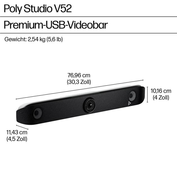 Produktbild Poly Studio V52 USB Video Bar