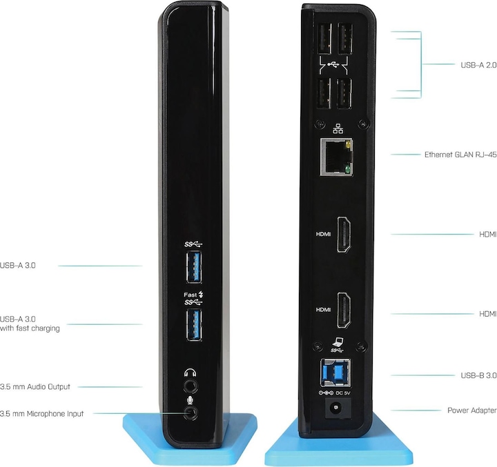 Produktbild i-tec Dual HDMI (USB-C, 9 Ports)