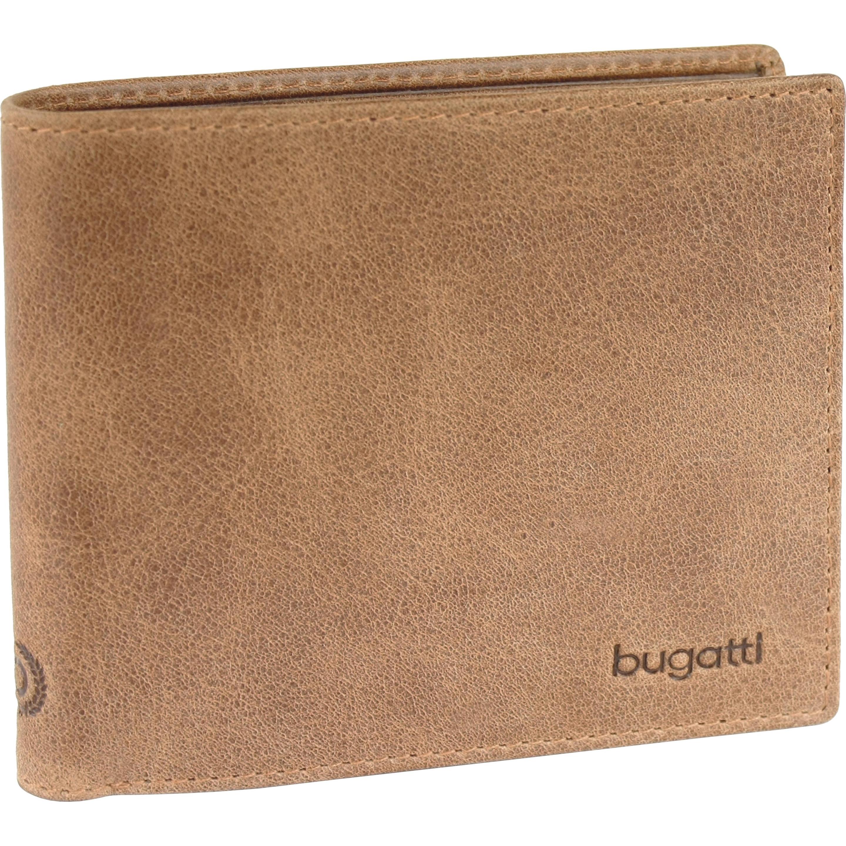 Bugatti, Herren, Portemonnaie, Geldbörse VOLO, Braun