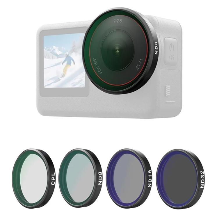 Telesin Action Camera Filter (CPL+ND8/16/32) for DJI OSMO Action 6 (S5-FLT-40)