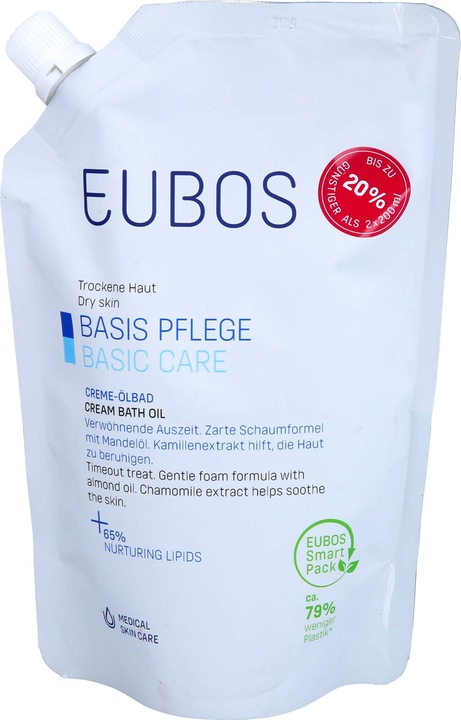 Actual product image Eubos Cream oil bath refill (400 ml, Bath oil)