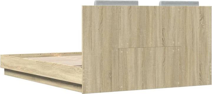 Immagine prodotto vidaXL Giroletto con testiera in rovere Sonoma (140 x 200 cm)