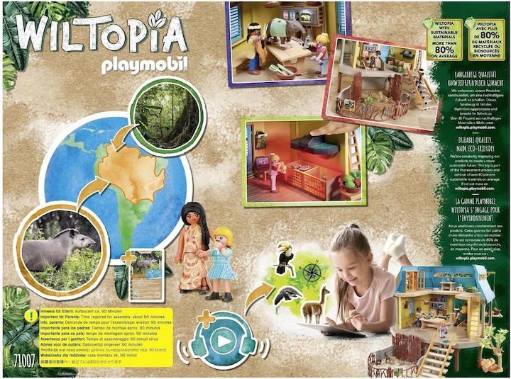 Actual product image Playmobil Animal Care Station (71007, Playmobil Wiltopia)