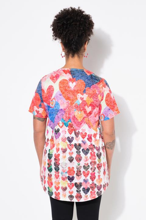 Produktbild Miamoda T-Shirt, A-Linie, Herzmuster (58)