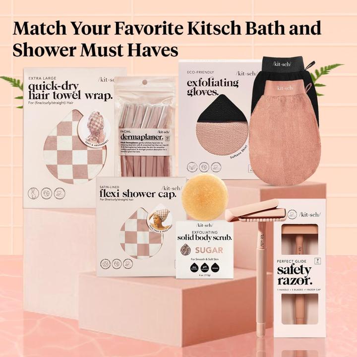 Actual product image Kitsch Exfoliating gloves