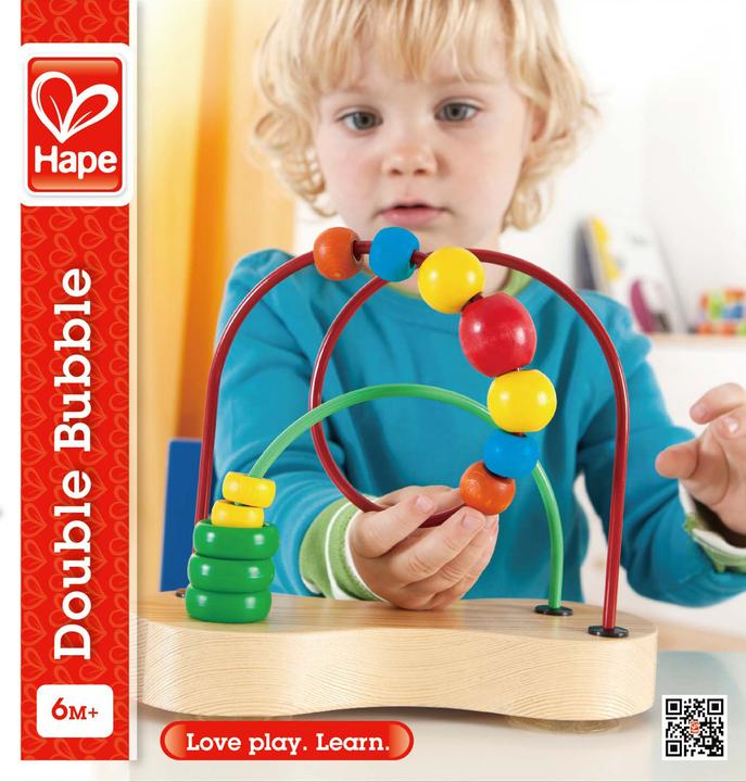 Actual product image Hape double bubble
