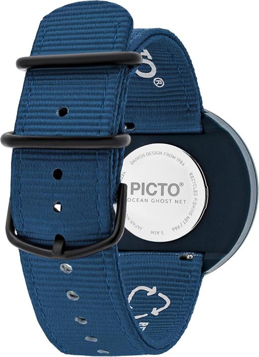 Produktbild Picto R44025-R003 Deep Blue and Pink Reef Unisex 40mm 5ATM (Analoguhr)