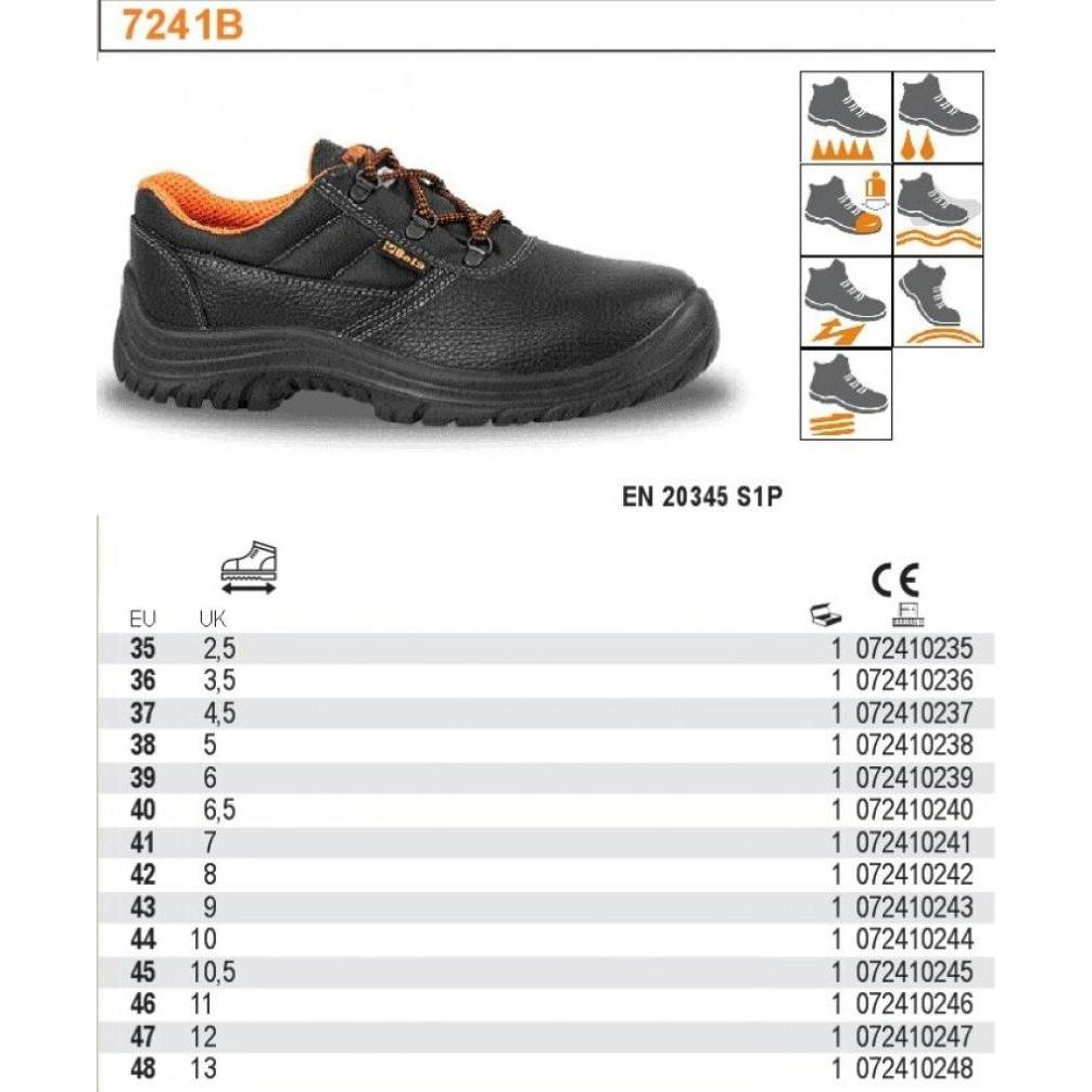 BETA, Sicherheitsschuhe, LEATHER WORKING 7241B - SIZE 46 (46)