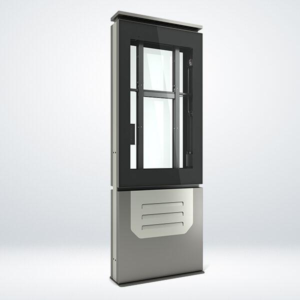 Image du produit DSS Stèle d'extérieur Portrait, écran 46", double face