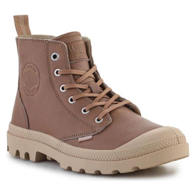Palladium, Unisex, Boots + Stiefel, Pampa Zip Lth Ess 76888-254-M - 44, Braun, (44)