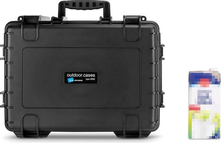Actual product image B&W International Protective case foam plastic type 5500 (Photo case, 37.90 l)