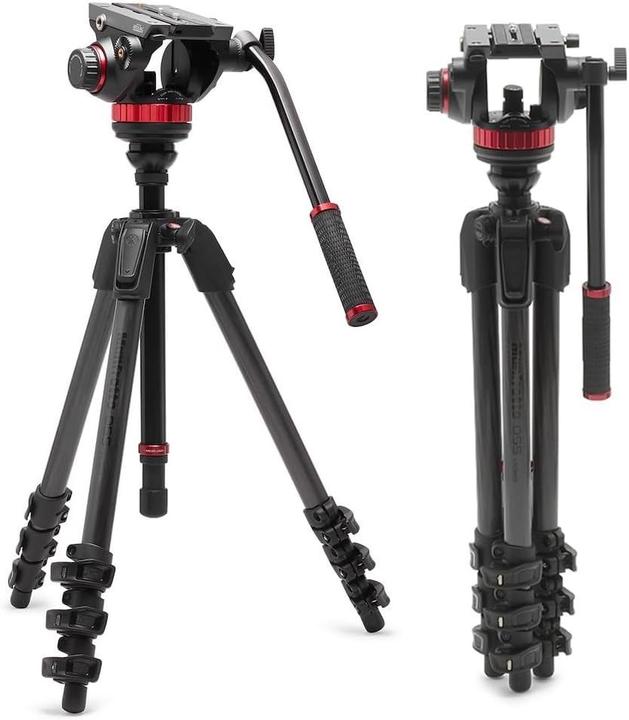 Actual product image Manfrotto 502 Head w/055 Carbon Tripod (Carbon)
