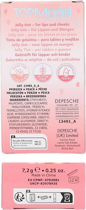 Produktbild Top Model Topmodel - TOPModel Jelly Stick Cheeks & Lips - Pink or Apricot - 7.2 grams