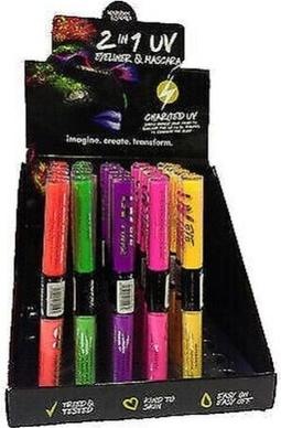 Immagine prodotto Joker S&S - 2 in 1 Eyeliner e Mascara UV - Giallo (96807-6) (Giallo)