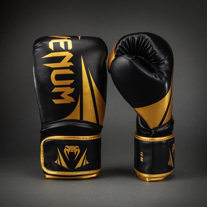 Produktbild Venum Boxhandschuhe Challenger 2.5 Schwarz/Gold (14 OZ, One Size)