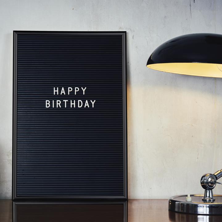 Actual product image Relaxdays Letter Board XL 30 x 45 cm (Bulletin board, 30 x 2 x 45 cm)