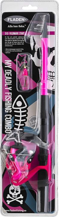 Image du produit Fladen Kinder-Angel-Starter-Set mit Teleskoprute (Kit de pêche, Télescope, 165 cm)