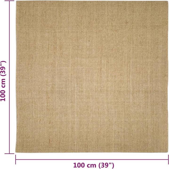Actual product image vidaXL Teppich (100 x 100 cm)