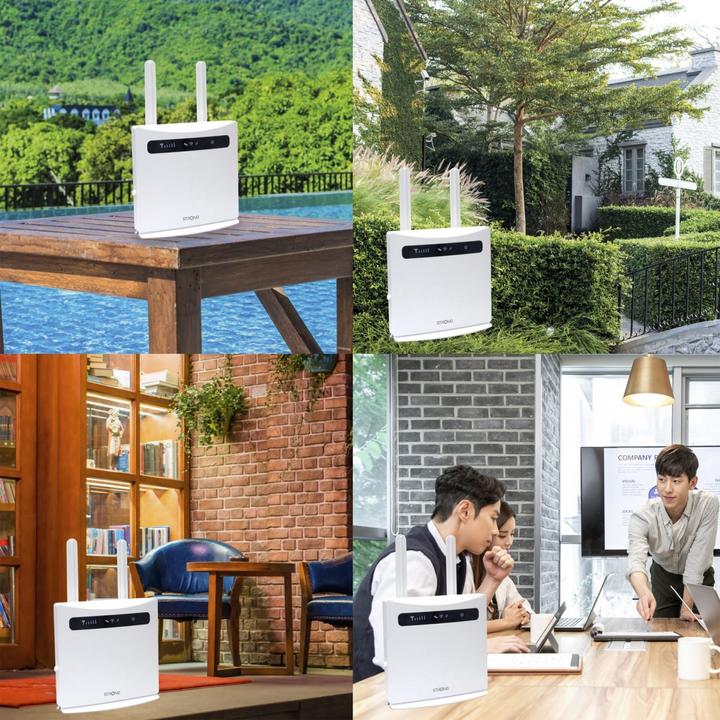 Produktbild Strong 4GROUTER300v2 WLAN-Router Einzelband (2,4GHz) Schnelles Ethernet 3G 4G Weiss