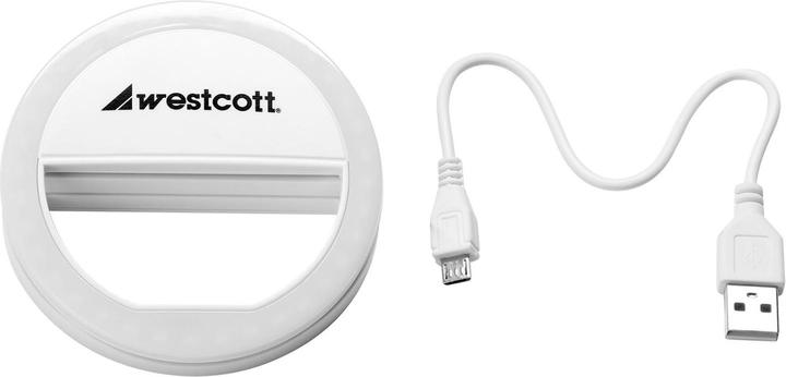 Actual product image Westcott Universal Mini Ring Light for mobile phones / devices (Ring light)