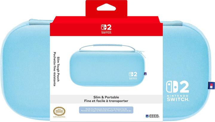 Productafbeelding HORI SWITCH 2/SWITCH Custodia Tough Pouch Slim Azzurro (Switch 2)