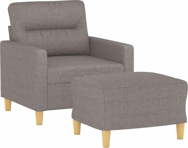 Produktbild vidaXL Sessel mit Hocker