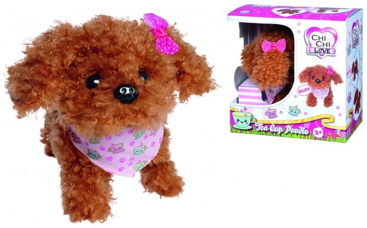 Actual product image Simba CCL Tea Cup Poodle Puppy (11 cm)