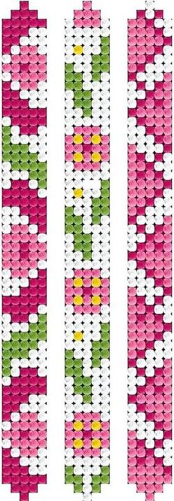 Produktbild Diamond Dotz Diamond Painting Armbänder Pink