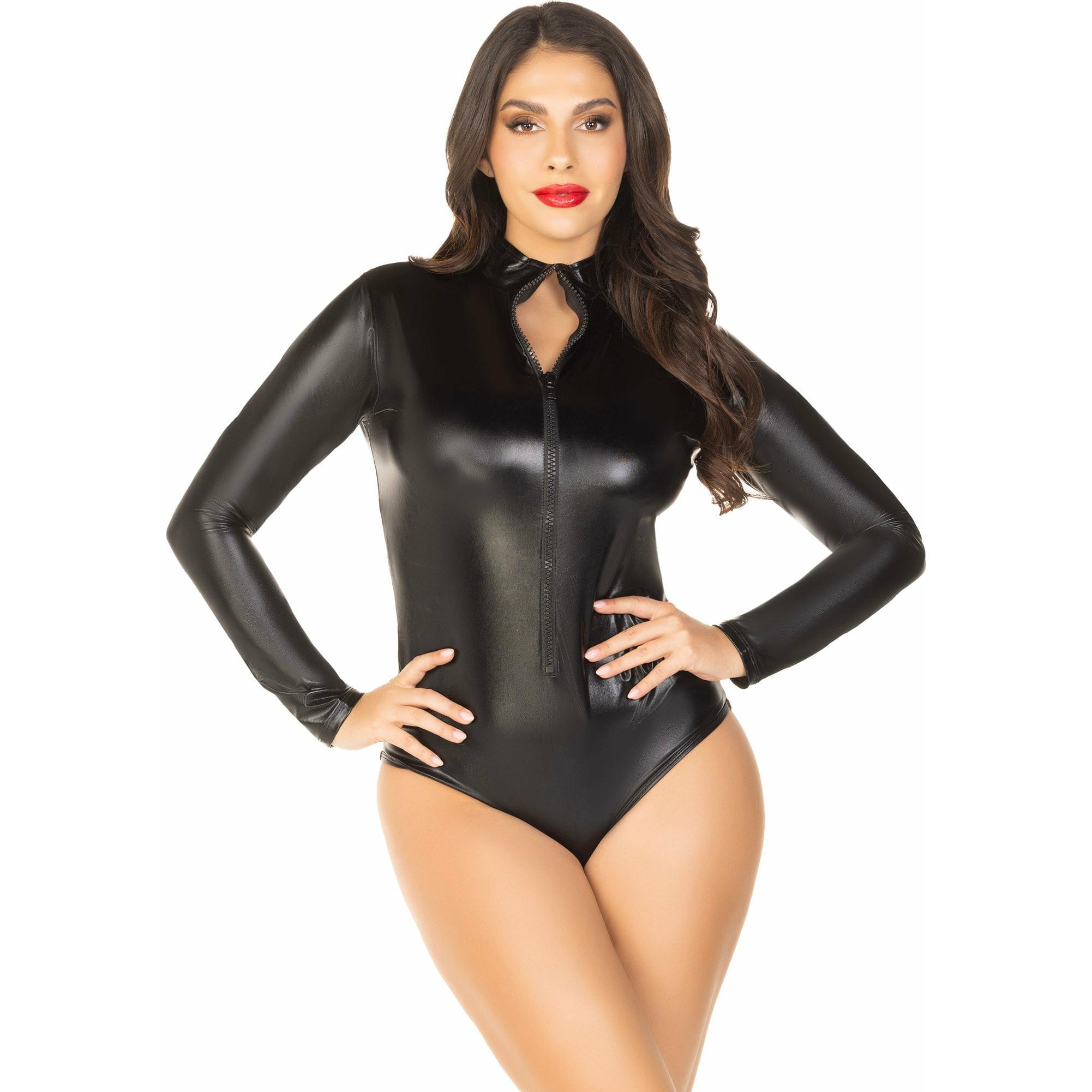 Leg Avenue Wet Look Body (S)