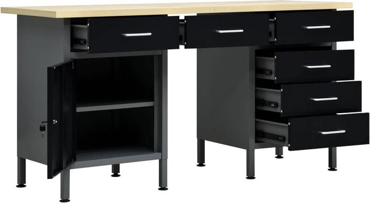 Produktbild vidaXL Werkbank (60 cm, 160 cm)