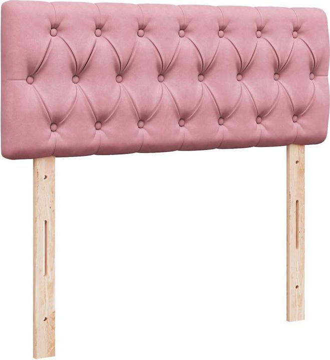 Produktbild vidaXL Bo x springbett mit Matratze 120 x 200 cm Samt (120 x 200 cm)