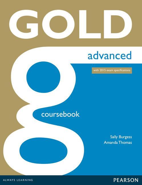 Produktbild New Gold Advanced 2015 Coursebook w/ online audio (Englisch, Amanda Thomas, Sally Burgess, 2016)