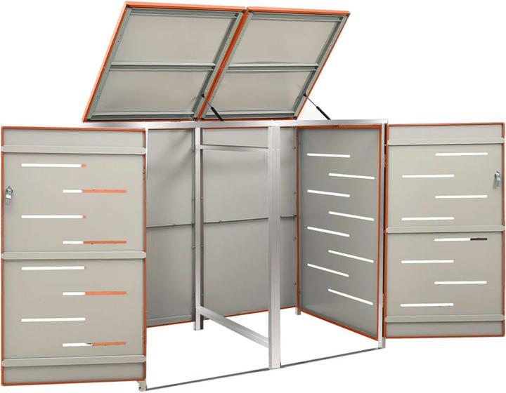 Actual product image vidaXL Mülltonnenbox