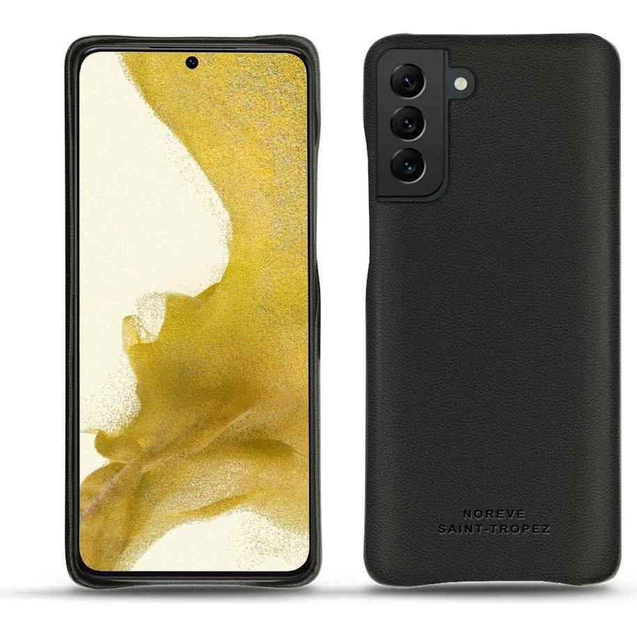 Noreve Lederschutzhülle (Samsung Galaxy S22), Smartphone Hülle, Schwarz