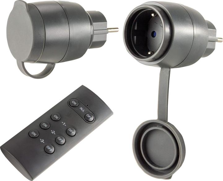 Produktbild REV Funk-Schalt-Set 2 + 1 Mini Outdoor schwarz